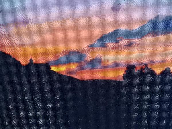 Diamond Painting "Abendrot auf dem Stoos"